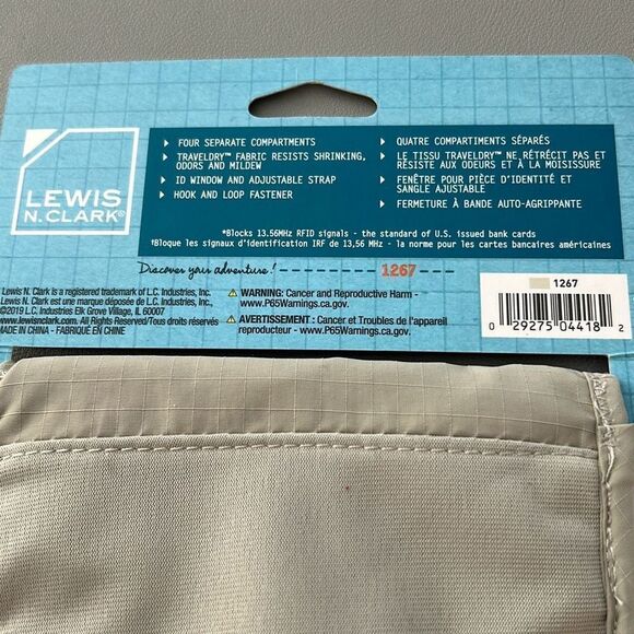 Lewis & Clark Travel Pouch - Picture 3 of 4